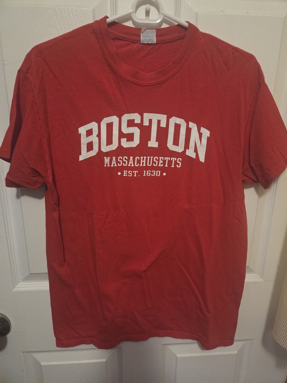 Boston Massachusetts Red Graphic Tee